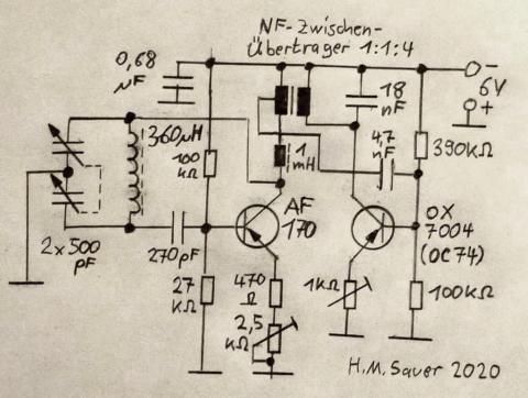 Schaltplan AM-Oszillator